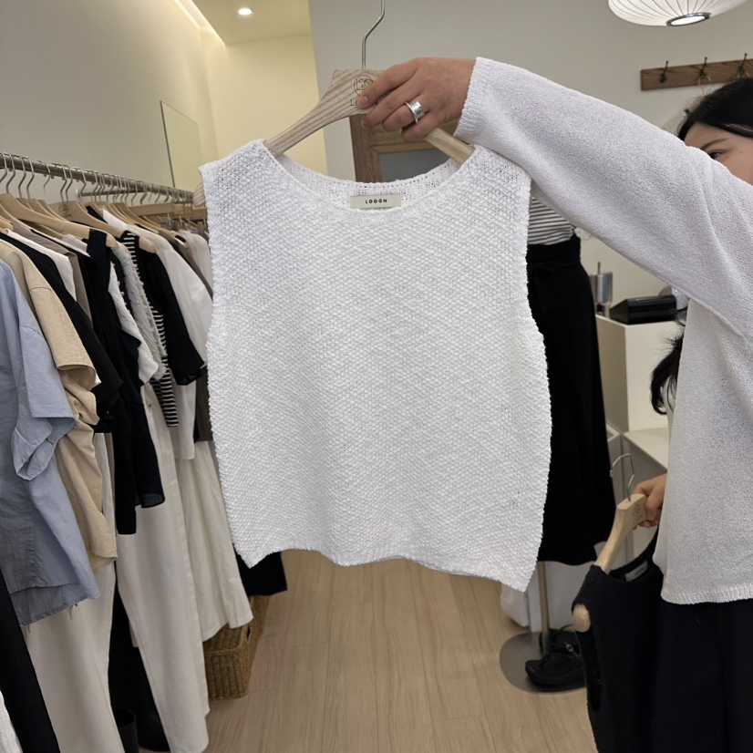 LOGON韓國代購女裝新款休閑真品時尚25春夏推薦熱賣吊帶背心LOGON吊帶/背心圖色2