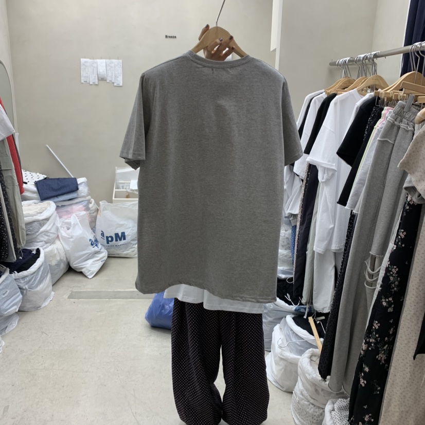 BREEZE韓國直郵女士新款真品職業人氣25春夏休閑熱賣推薦T恤BREEZET恤