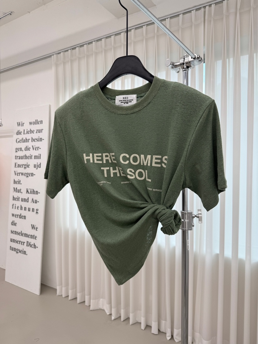 RED-A韓國代購女裝新品推薦熱賣25春夏職業休閑真品人氣T恤RED-AT恤圖色3