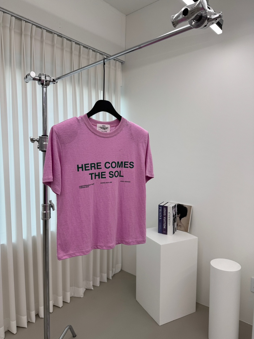 RED-A韓國代購女裝新品推薦熱賣25春夏職業休閑真品人氣T恤RED-AT恤圖色4