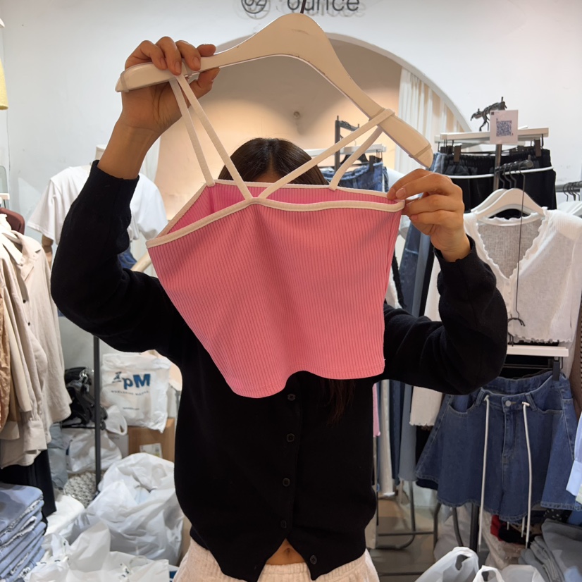 OZ韓國直郵㊣東大門實拍女裝新品休閑人氣熱賣時尚吊帶背心OZ.ounce吊帶/背心圖色5