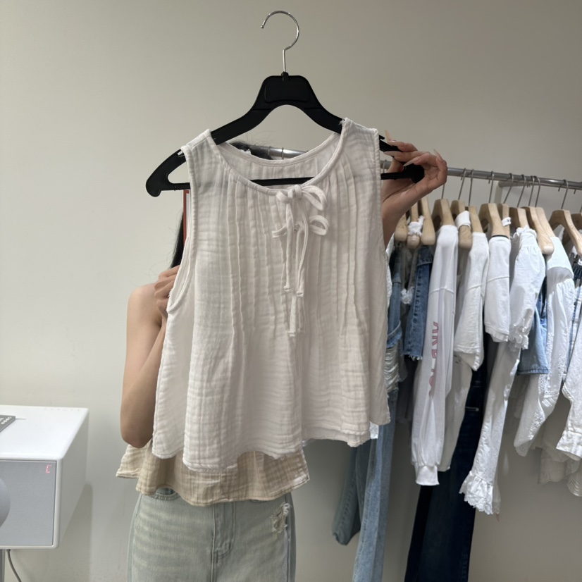 VAULT韓國㊣直郵東大門代購女裝新品熱賣休閑時尚25春夏吊帶背心VAULT吊帶/背心圖色3