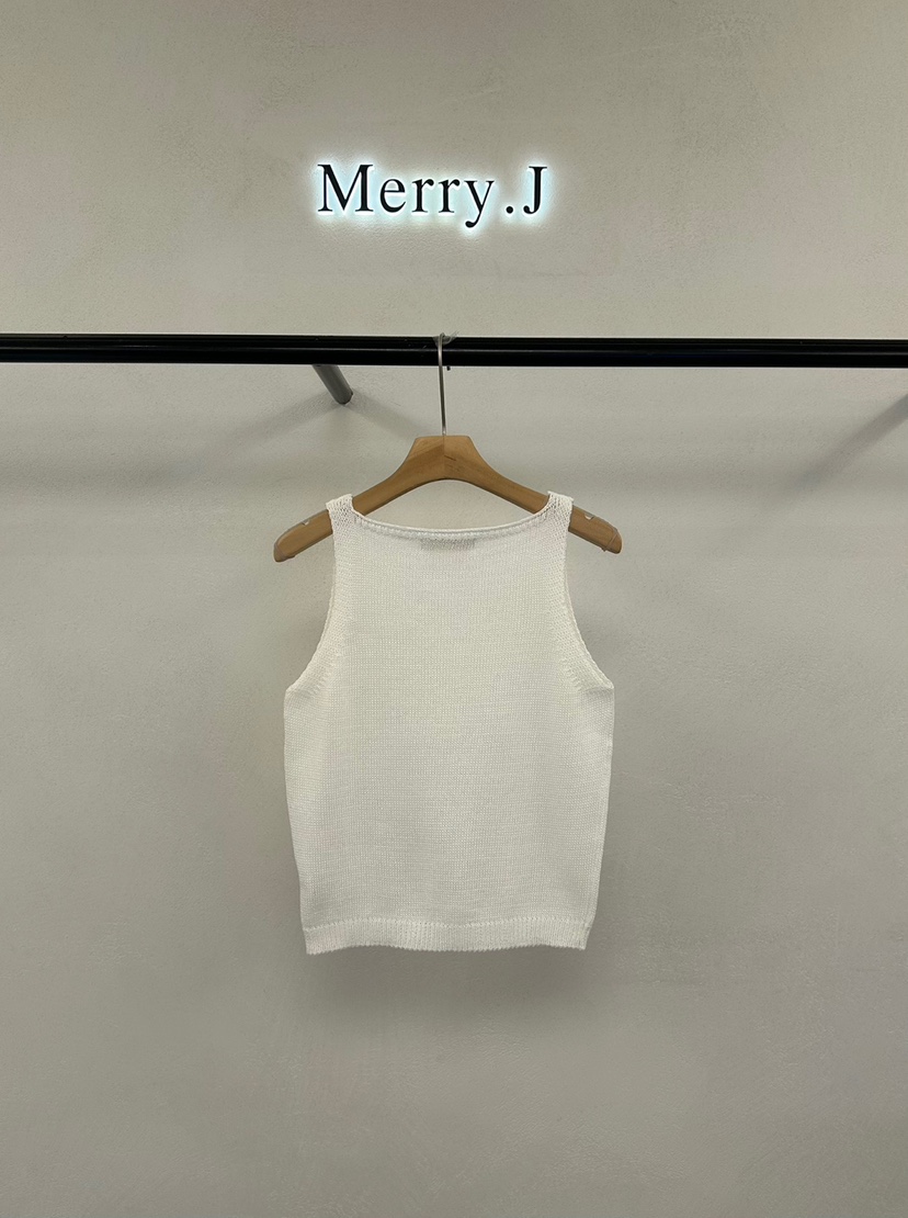 MERRY-J韓國直郵㊣女裝新款人氣休閑時尚吊帶背心柔軟亞麻MERRY-J吊帶/背心