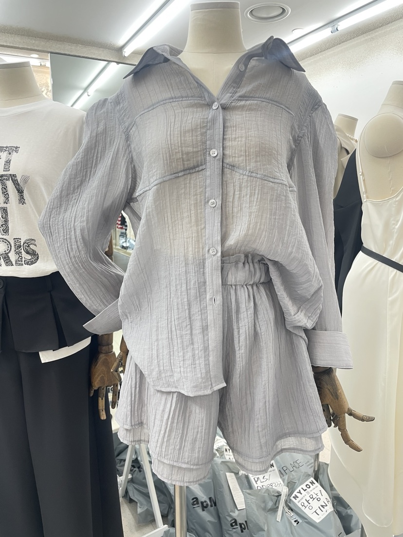 NYLON直郵韓國代購㊣女裝新品人氣推薦25春夏休閑套裝天絲套裝NYLON套裝圖色2