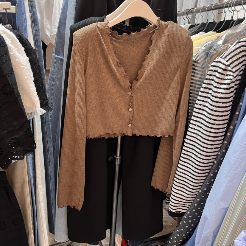 OZ直郵韓國代購㊣女裝新品時尚熱賣推薦休閑人氣25春夏長袖T恤OZ.ounce長袖T恤圖色3