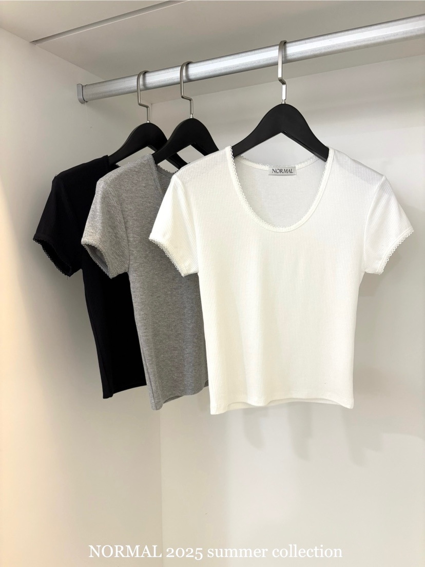 NORMAL直郵韓國代購㊣女裝新品25春夏熱賣推薦時尚人氣休閑T恤NORMALT恤