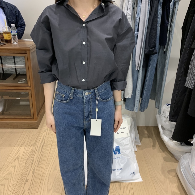 OURIN韓國直郵㊣東大門實拍女裝新品休閑推薦人氣襯衫蕾絲衫OURIN襯衫/蕾絲衫圖色2