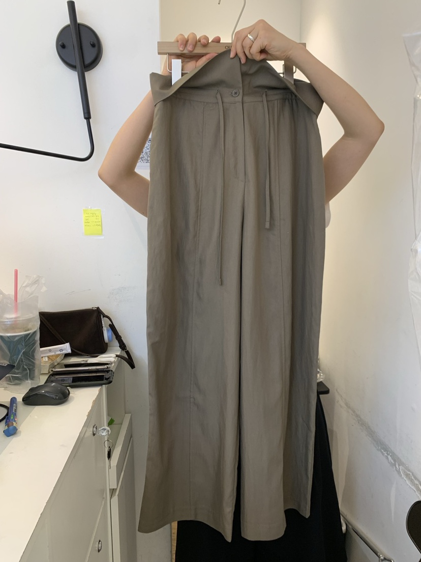 OUVIR韓國㊣直郵東大門代購女裝新款推薦時尚25春夏休閑休閑褲O.V.R/OUVIR休閑褲