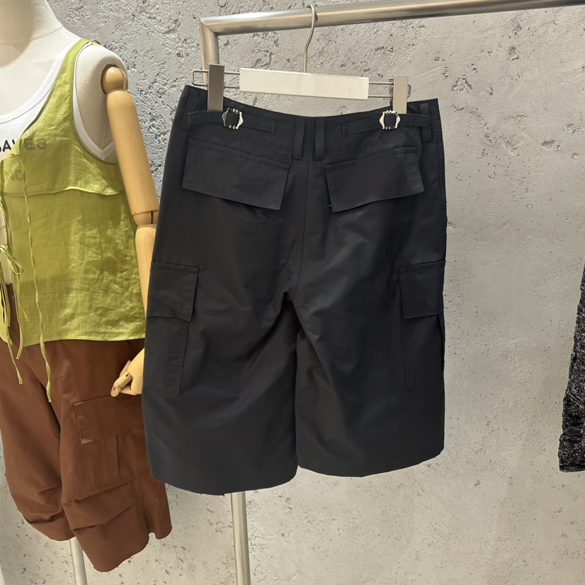 6PENCE-P直郵韓國代購㊣女裝新品25春夏推薦熱賣短褲不含腰帶6PENCE-P短褲