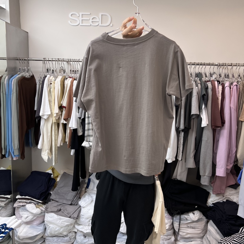 LEESEED-A直郵韓國代購㊣女裝新款時尚人氣熱賣25春夏推薦T恤SEeD/LEESEEDT恤
