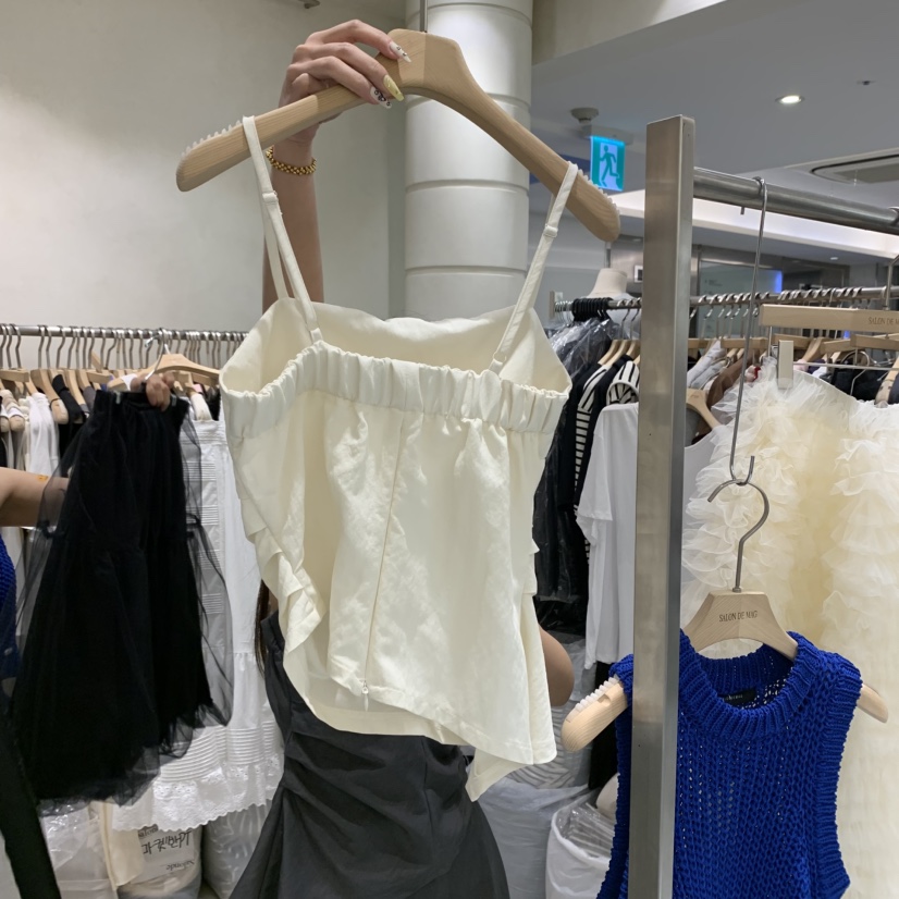 SALONDEMAG直郵韓國代購㊣女裝新品人氣25春夏推薦吊帶背心SALONDEMAG吊帶/背心
