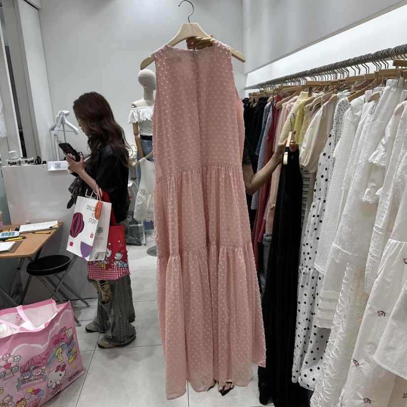 XPARTY直郵韓國代購㊣女裝新款人氣時尚25春夏熱賣休閑連衣裙XPARTY連衣裙