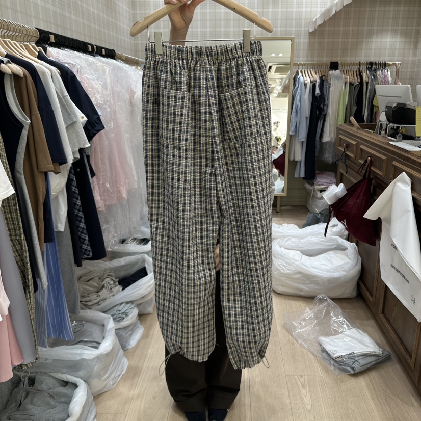 OURMOMENT韓國直郵㊣女裝新款25春夏時尚推薦人氣熱賣休閑褲OURMOMENT休閑褲