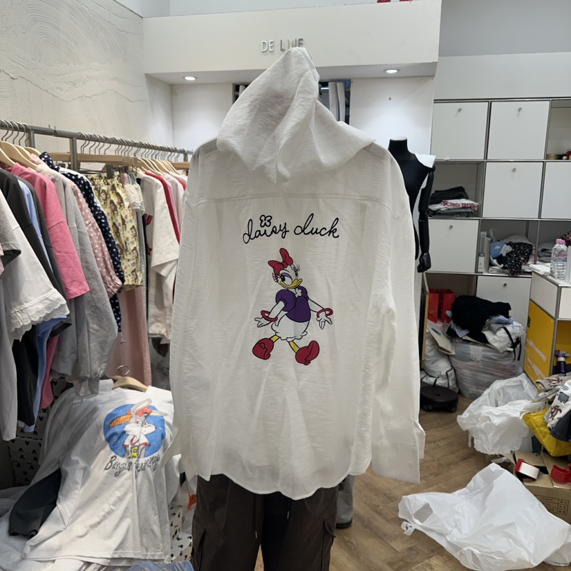DE LINE韓國直郵㊣東大門實拍女裝新品熱賣人氣襯衫蕾絲衫DE LINE襯衫/蕾絲衫