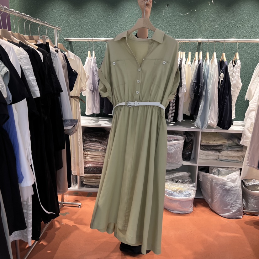 SIMPLE PARK/WMSTORY韓國直郵㊣女裝新品熱賣連衣裙含腰帶SIMPLE PARK/WMSTORY連衣裙圖色4