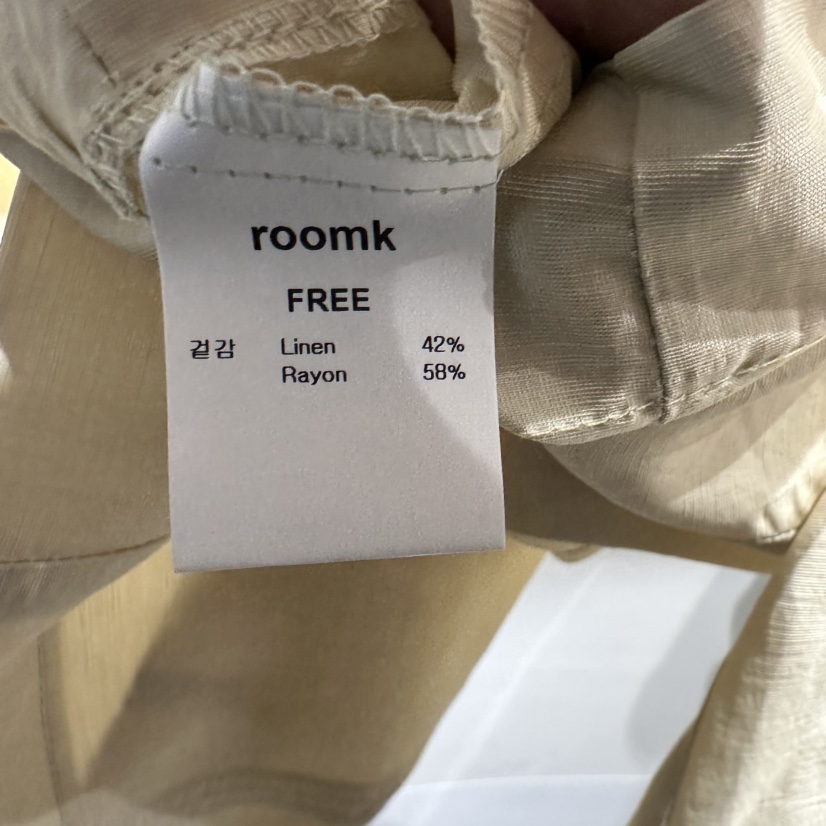 ROOM K-P韓國直郵㊣女裝新款休閑人氣熱賣襯衫蕾絲衫泡泡袖ROOM K襯衫/蕾絲衫