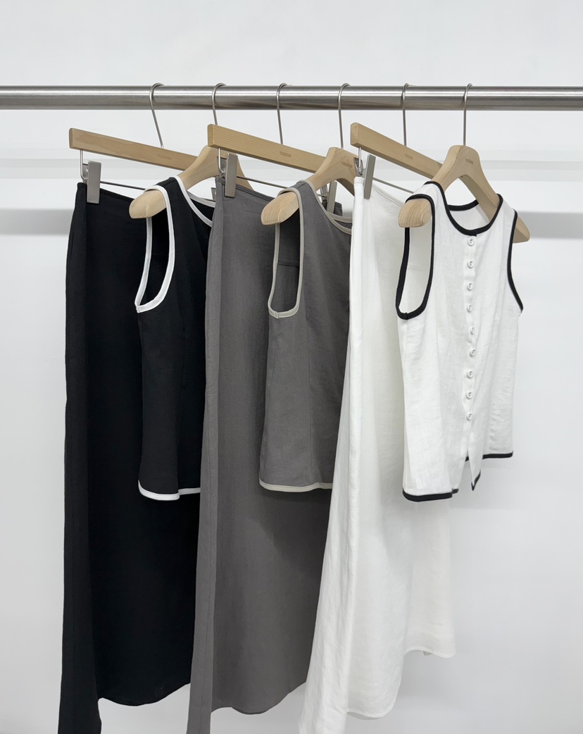 TOOGOOD韓國㊣直郵東大門代購女裝新品25春夏時尚人氣長裙亞麻TOOGOOD長裙