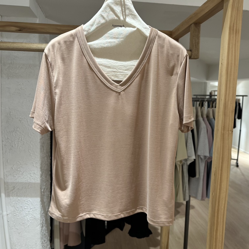 APPROACH0.1韓國㊣直郵東大門代購女裝新品休閑25春夏熱賣T恤APPROACH0.1T恤圖色3