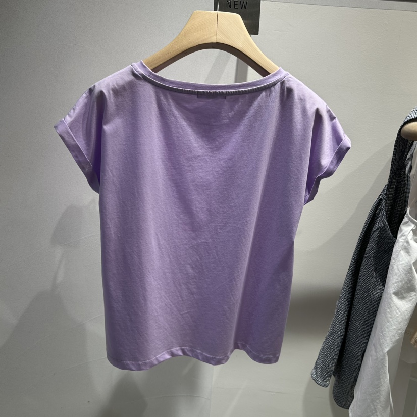 ROOM K-P韓國直郵㊣女裝新品25春夏熱賣休閑人氣時尚推薦T恤ROOM KT恤