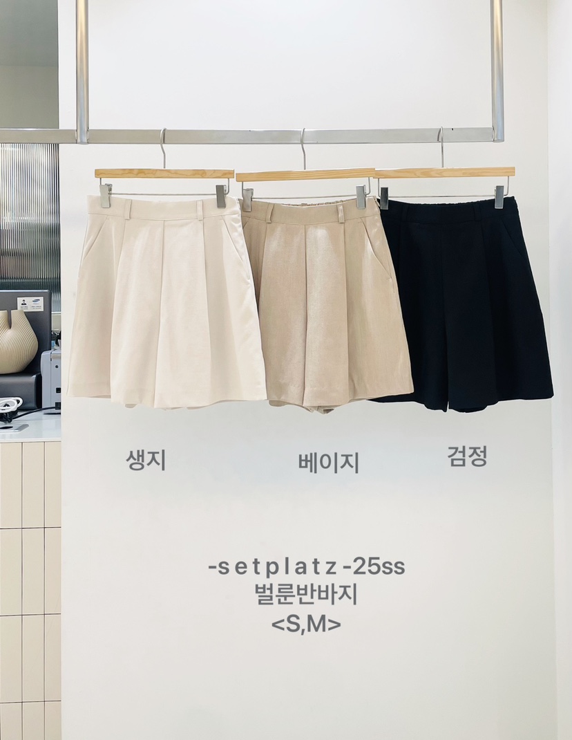 SETPLATZ韓國㊣直郵東大門代購女裝新品休閑時尚熱賣推薦短褲PLATZCLASSIC短褲