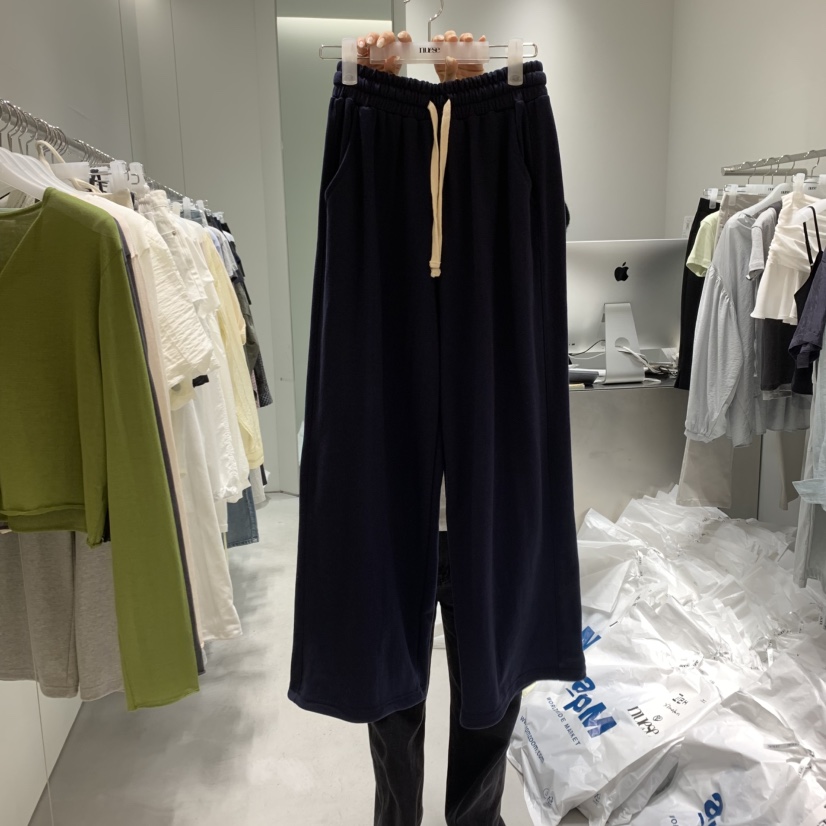 NUESE韓國㊣直郵東大門代購女裝新品熱賣人氣時尚休閑褲寬松NUESE休閑褲圖色4