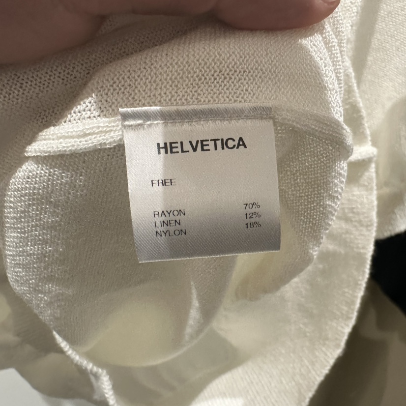 HELVETICA韓國㊣直郵東大門代購女裝新品人氣25春夏休閑針織衫HELVETICA針織衫