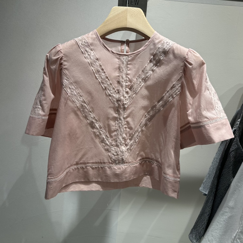 ROOM K-P韓國㊣直郵東大門代購女裝新品人氣時尚襯衫蕾絲衫ROOM K襯衫/蕾絲衫圖色3