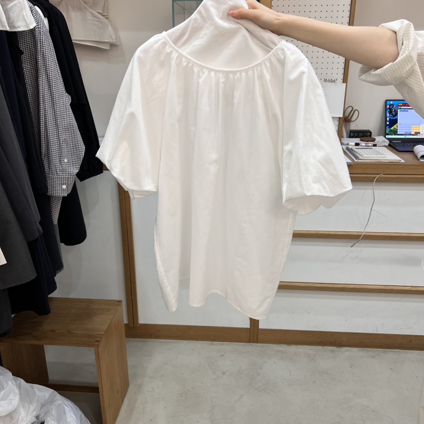 ARCHITEKT韓國直郵㊣女裝新品休閑推薦人氣25春夏襯衫蕾絲衫兩面ARCHITEKT襯衫/蕾絲衫圖色2