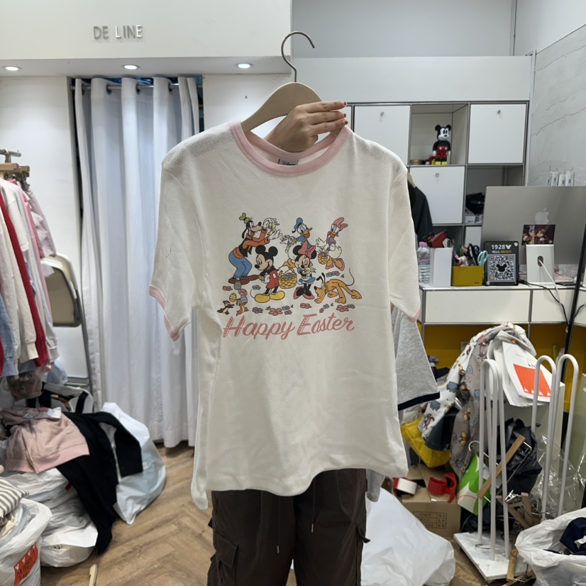 DE LINE韓國直郵㊣東大門實拍女裝新品25春夏休閑人氣時尚T恤DE LINET恤