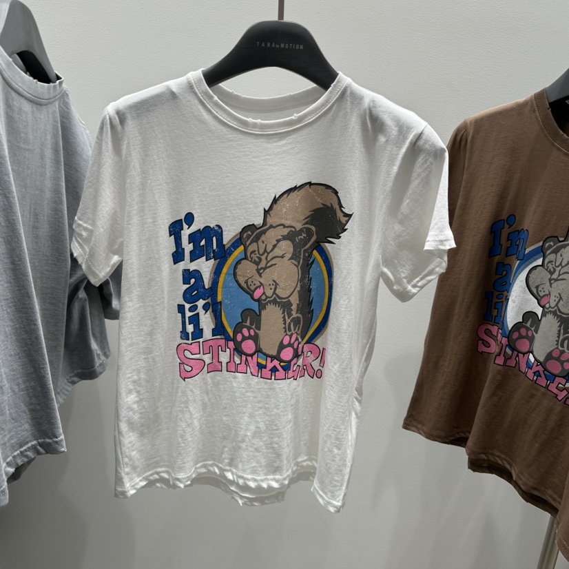 TARABY MOTION韓國直郵㊣女裝新款推薦25春夏人氣熱賣時尚T恤TARABY MOTIONT恤圖色1