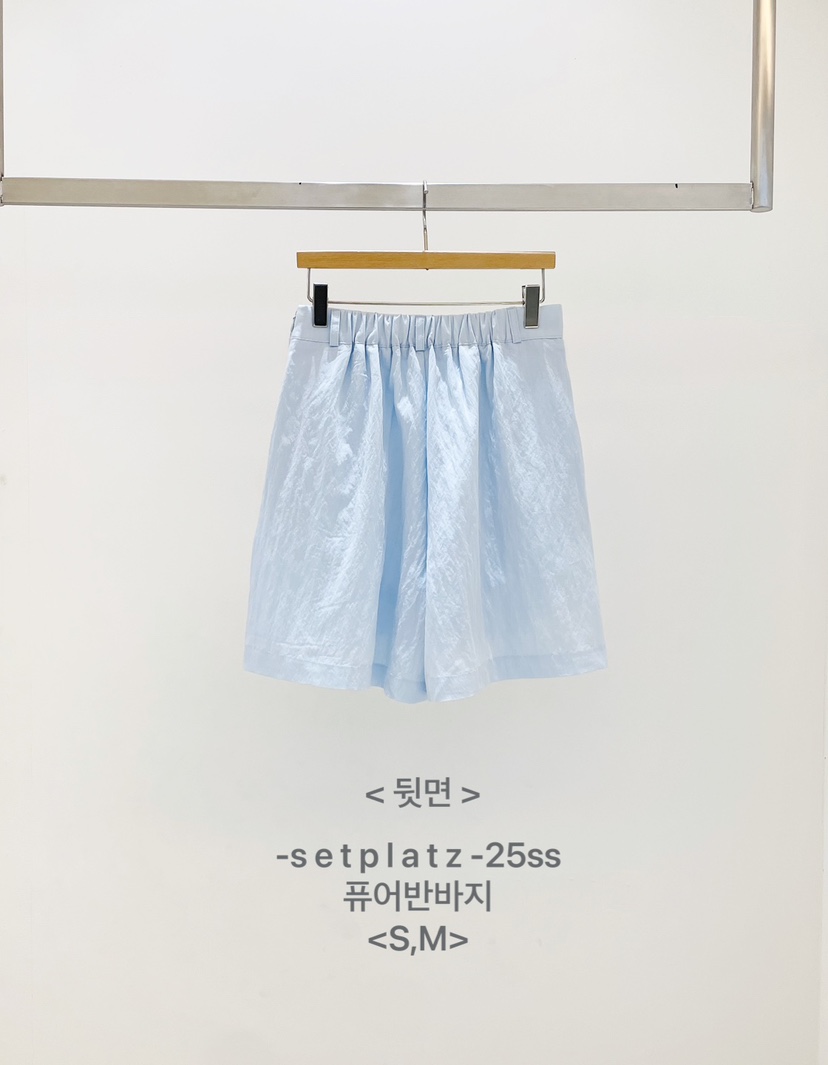 SETPLATZ韓國直郵㊣東大門實拍女裝新款休閑推薦25春夏短褲PLATZCLASSIC短褲