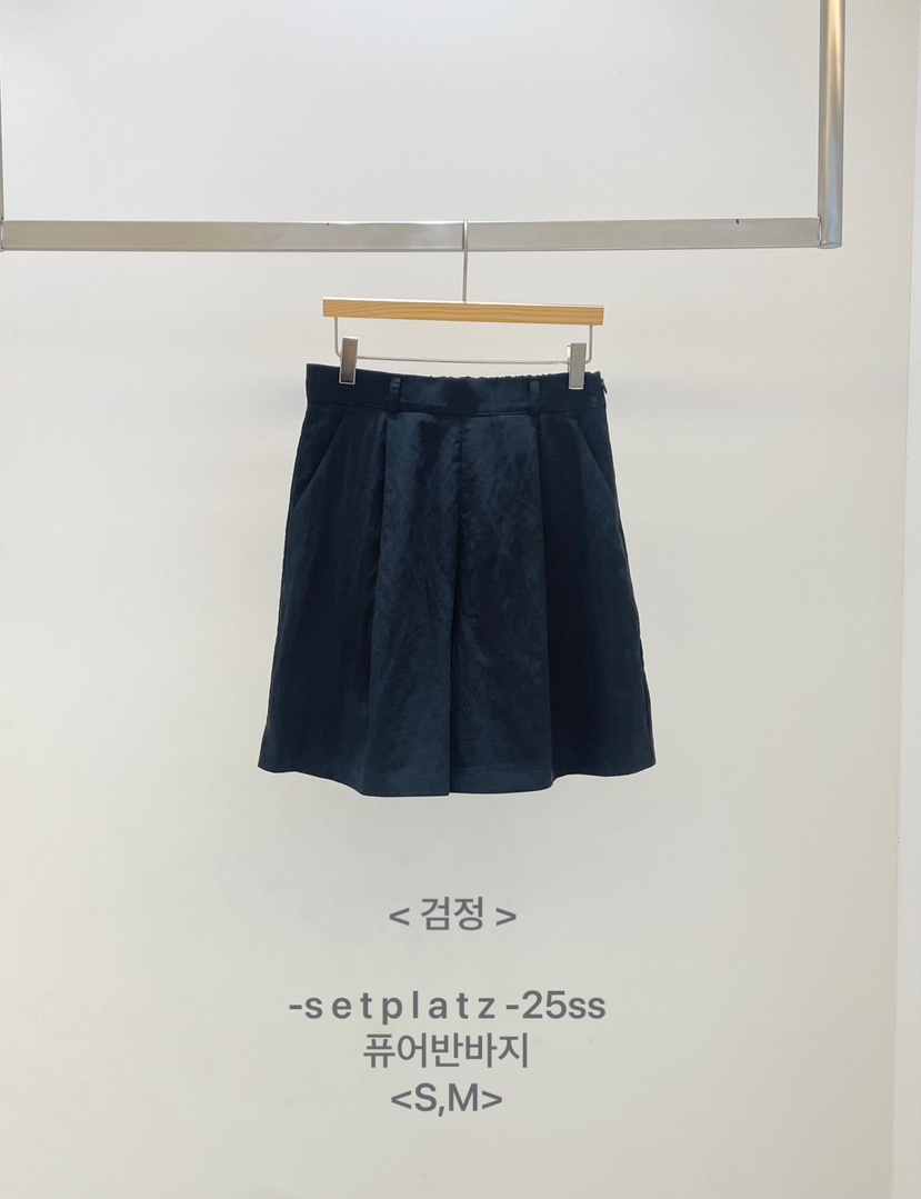 SETPLATZ韓國直郵㊣東大門實拍女裝新款休閑推薦25春夏短褲PLATZCLASSIC短褲圖色3
