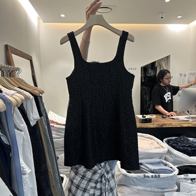 FRIC韓國直郵㊣東大門實拍女裝新款推薦休閑25春夏人氣連衣裙FRIC連衣裙圖色3