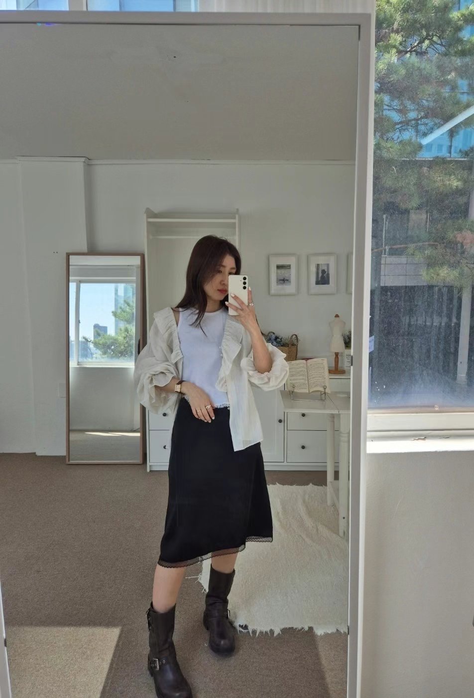 COCORI韓國㊣直郵東大門代購女裝新款時尚人氣半身裙中短裙COCORI半身裙/中短裙