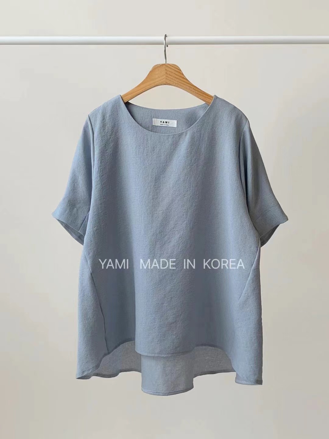 YAMI-야미-T直郵韓國代購㊣女裝新款25春夏推薦襯衫蕾絲衫YAMI襯衫/蕾絲衫圖色2