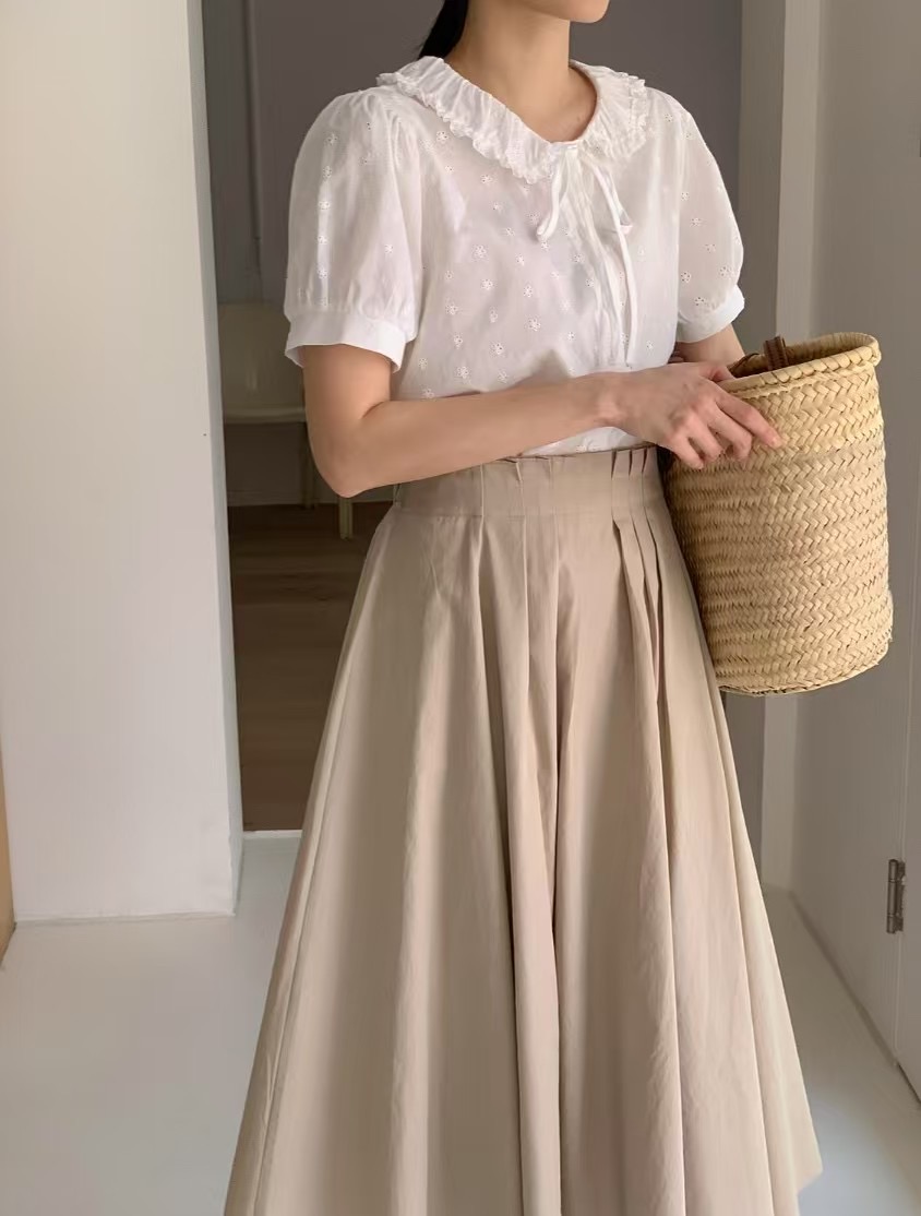 CAROL韓國直郵㊣東大門實拍女裝新款人氣25春夏推薦休閑長裙CAROL長裙