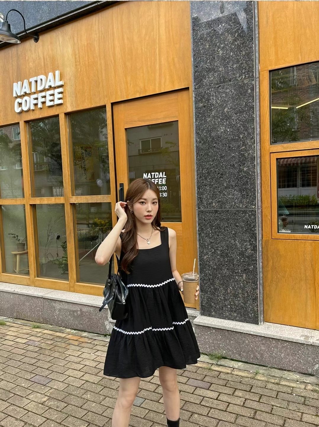 COCORI韓國㊣直郵東大門代購女裝新品人氣推薦時尚熱賣連衣裙COCORI連衣裙