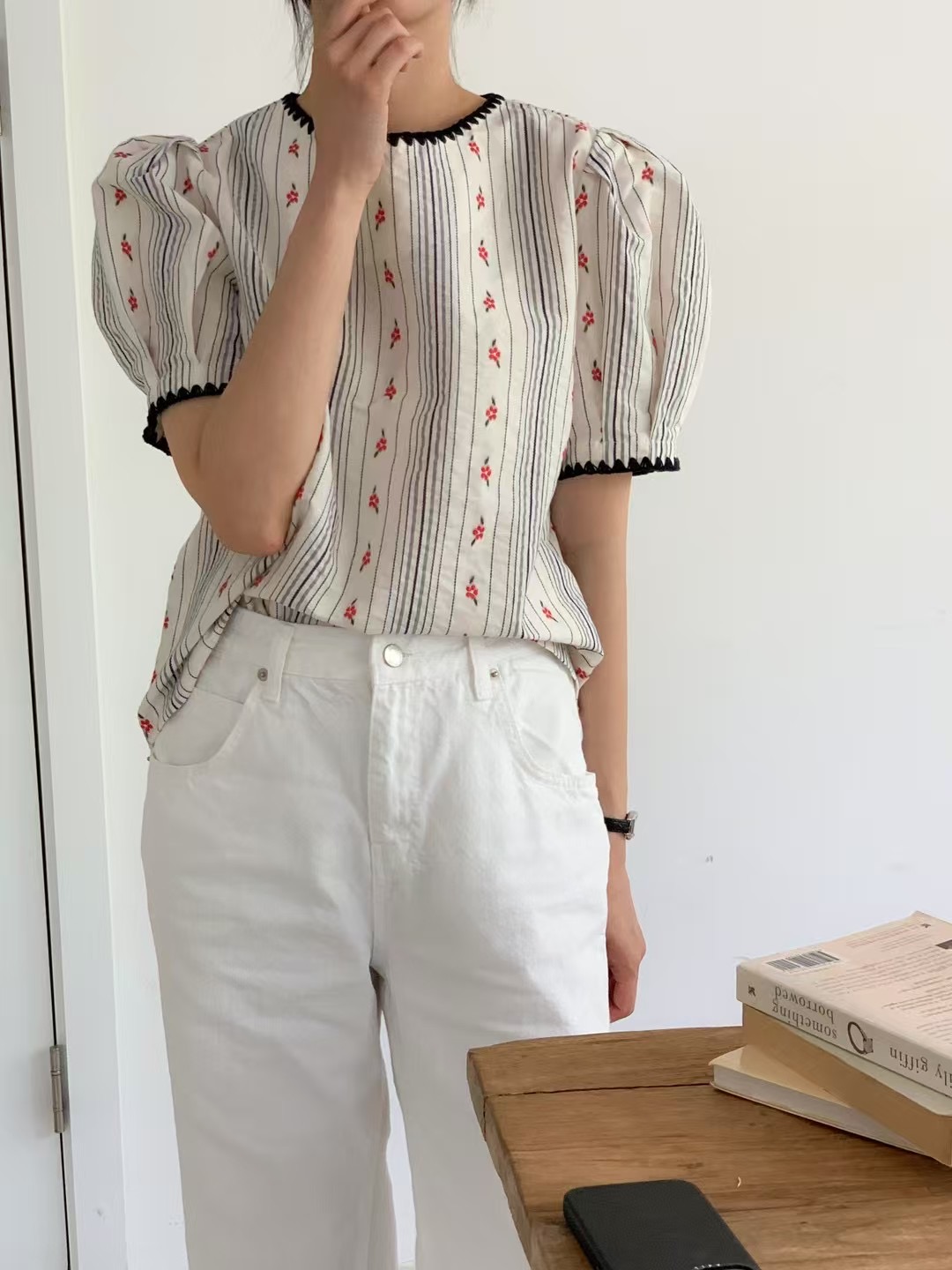 CAROL韓國直郵㊣女裝新品休閑人氣推薦25春夏熱賣襯衫蕾絲衫CAROL襯衫/蕾絲衫