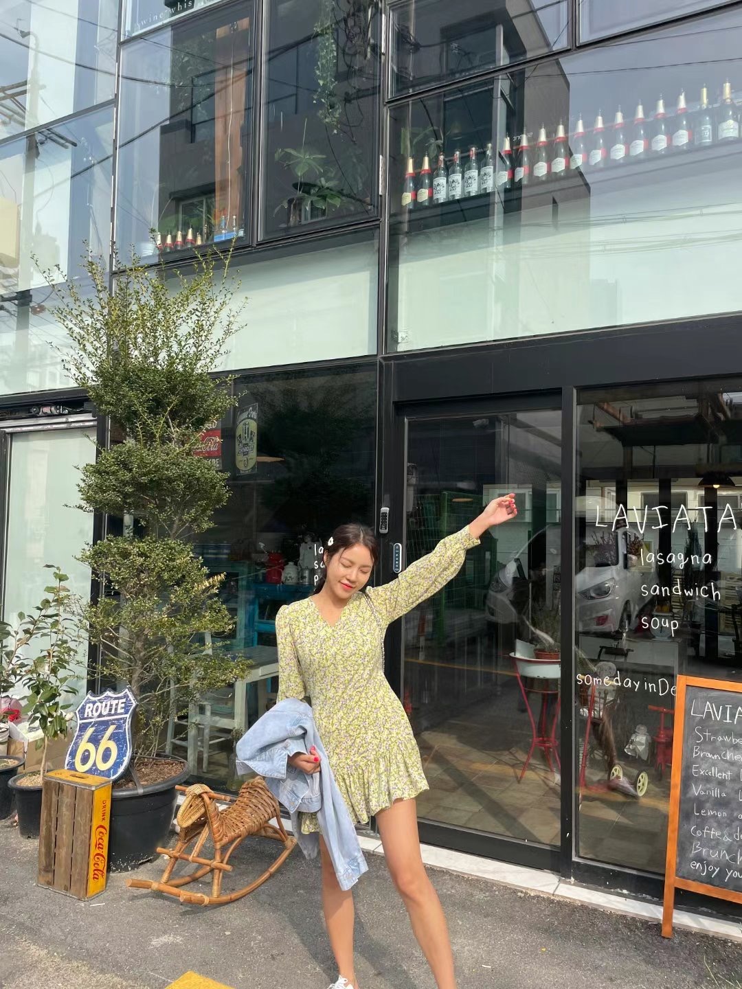 COCORI韓國㊣直郵東大門代購女裝新品人氣休閑時尚推薦連衣裙COCORI連衣裙
