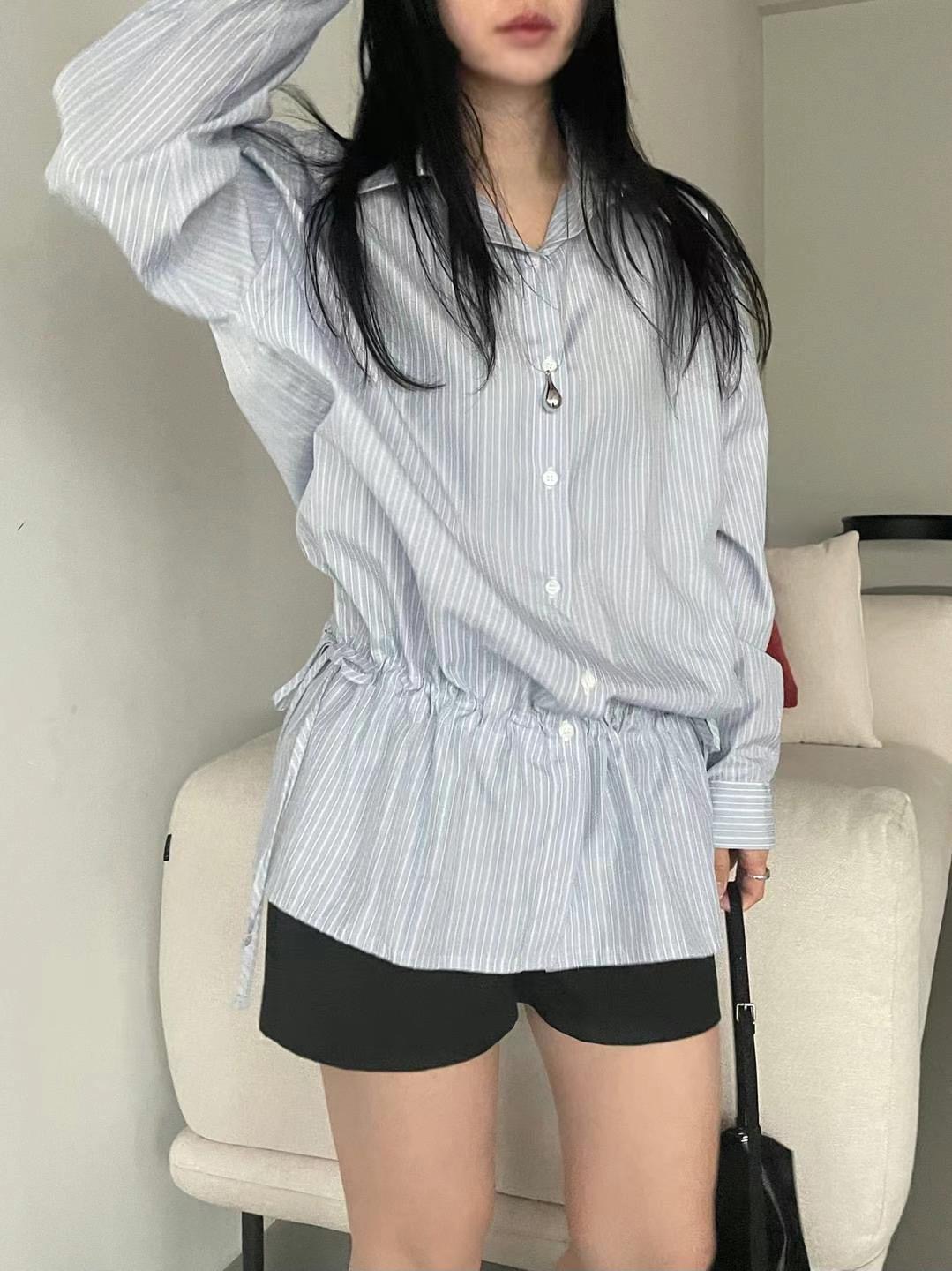 UNTIL韓國直郵㊣女裝新品人氣熱賣25春夏時尚休閑襯衫蕾絲衫UNTIL襯衫/蕾絲衫