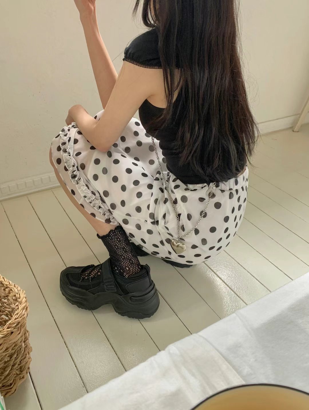 BONGBLY-봉블리直郵韓國代購㊣女裝新款熱賣時尚半身裙中短裙BONGBLY半身裙/中短裙
