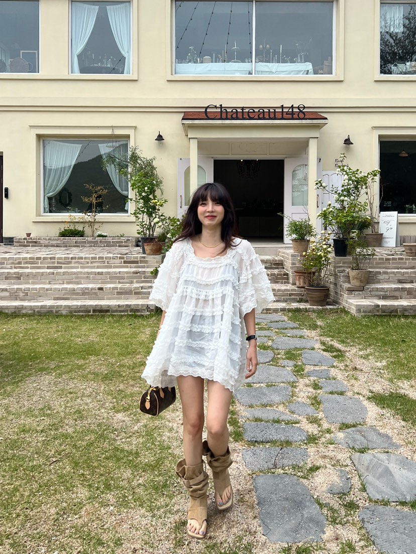 SOLAR直郵韓國代購㊣女裝新品25春夏熱賣推薦休閑人氣連衣裙SOLAR連衣裙