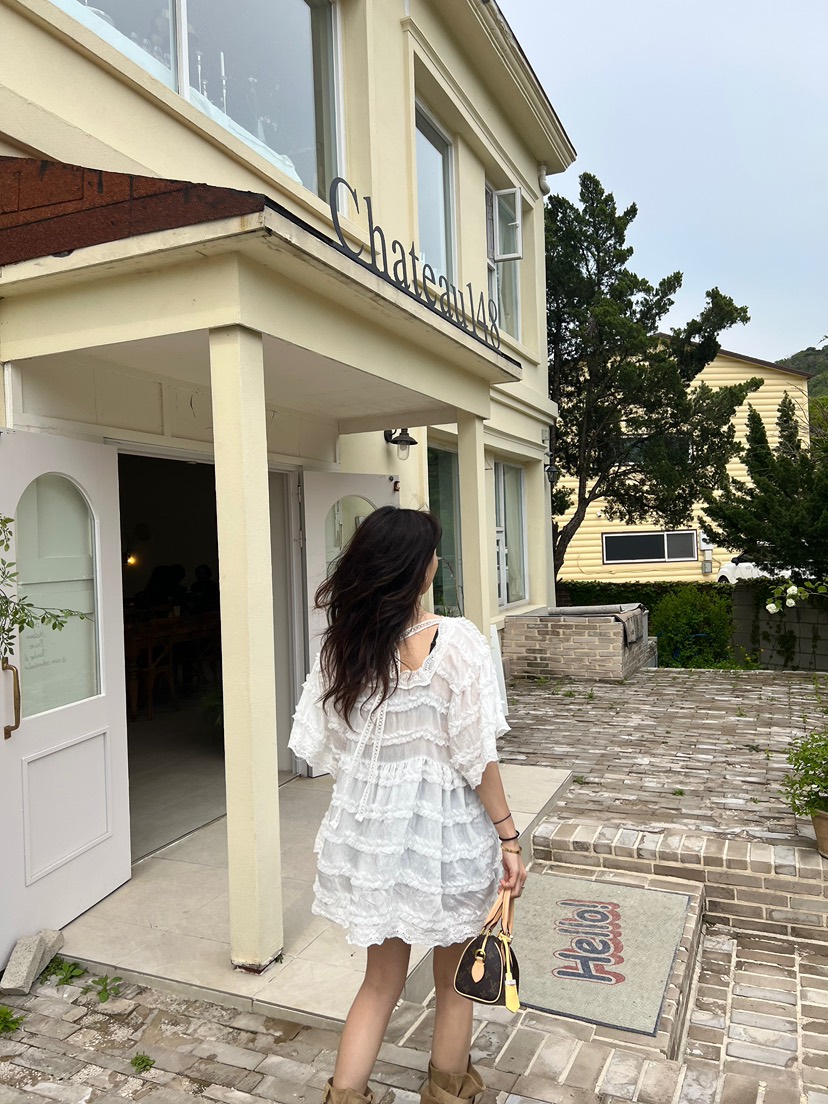 SOLAR直郵韓國代購㊣女裝新品25春夏熱賣推薦休閑人氣連衣裙SOLAR連衣裙