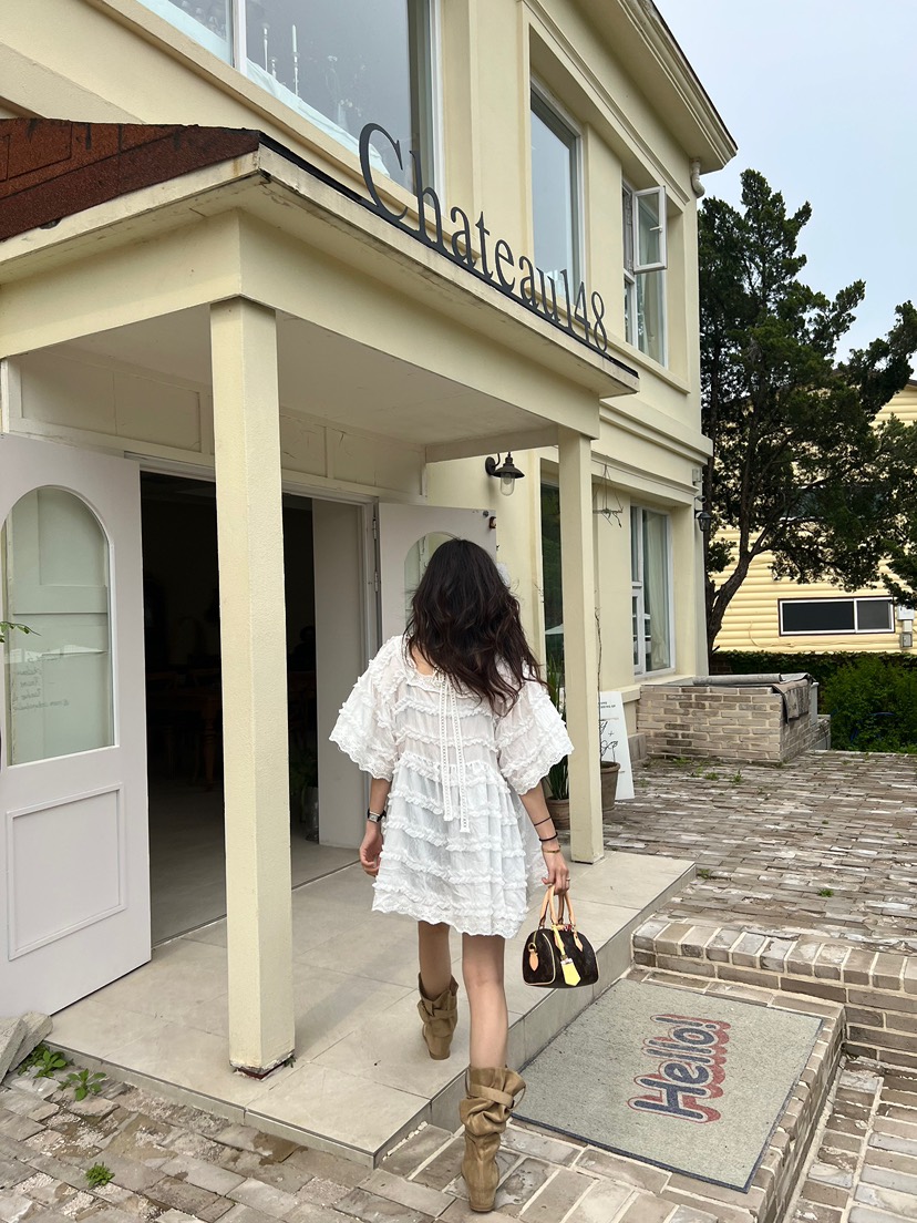 SOLAR直郵韓國代購㊣女裝新品25春夏熱賣推薦休閑人氣連衣裙SOLAR連衣裙