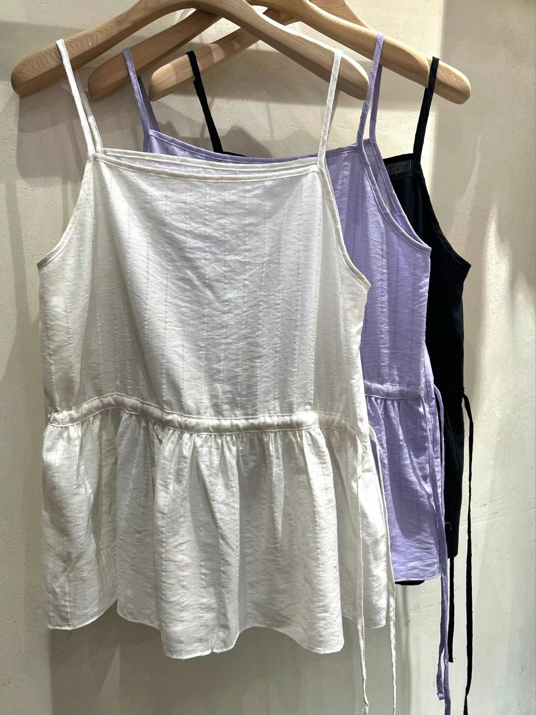BONGBLY-봉블리直郵韓國代購㊣女裝新品時尚休閑25春夏吊帶背心BONGBLY吊帶/背心