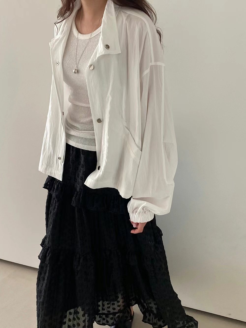 STITCH韓國直郵㊣東大門實拍女裝新品時尚休閑人氣熱賣夾克BACCARAT-2件起夾克