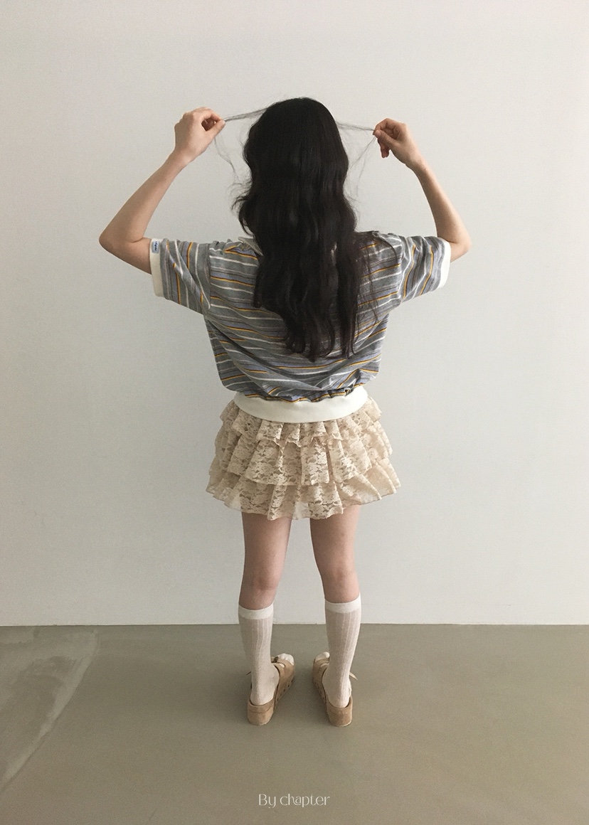 BY CHAPTER韓國直郵㊣東大門實拍女裝新品休閑時尚人氣T恤ChapterT恤