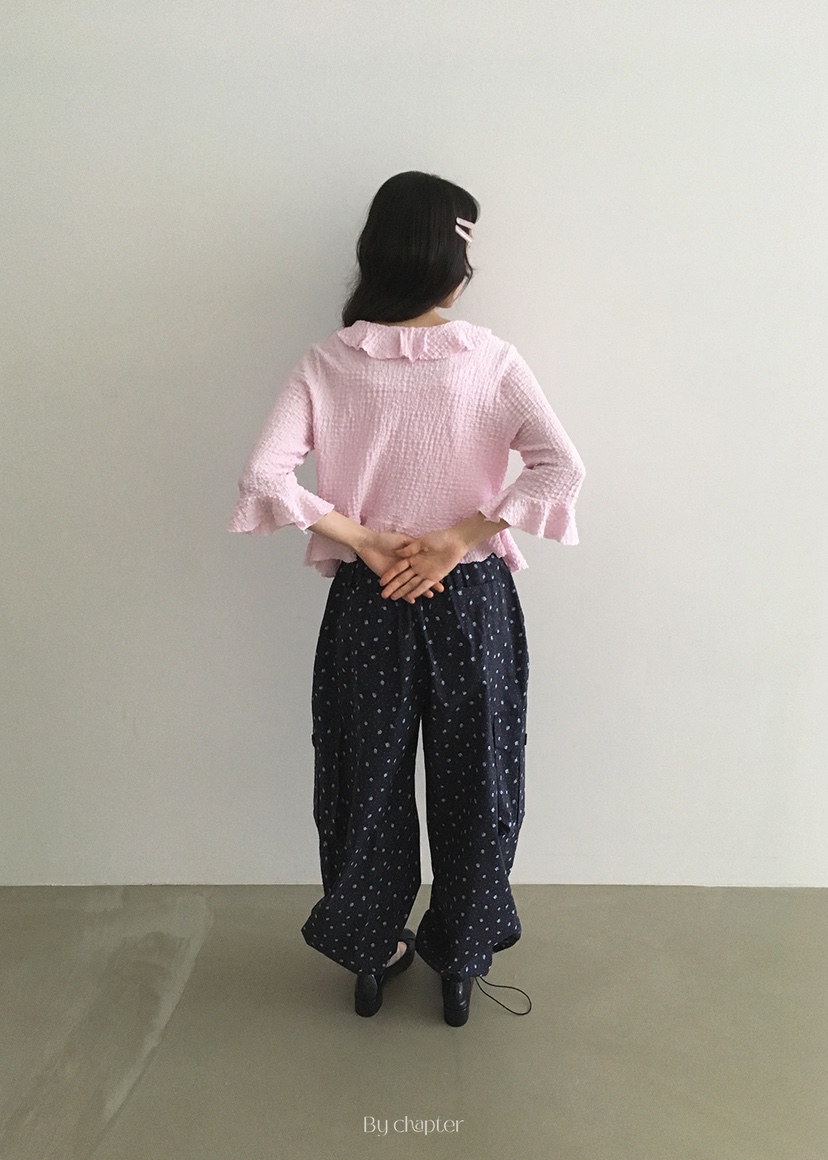 BY CHAPTER直郵韓國代購㊣女裝新品人氣時尚休閑休閑褲工裝褲Chapter休閑褲