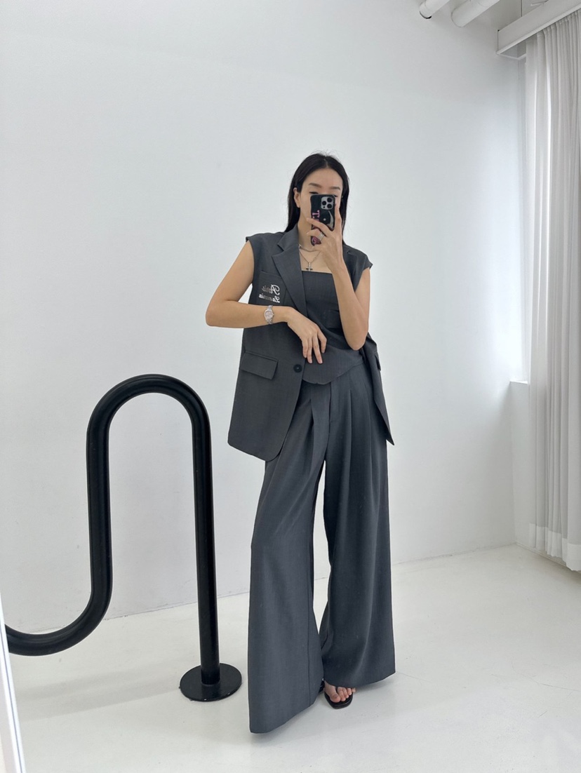 SOUIT韓國㊣直郵東大門代購女裝新品25春夏時尚推薦正裝褲西褲SOUIT by mabel-L正裝褲/西褲