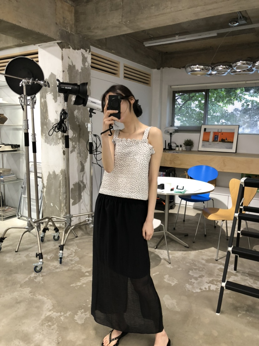 FOSET韓國直郵㊣女裝新品人氣25春夏休閑推薦熱賣時尚吊帶背心FOSET吊帶/背心